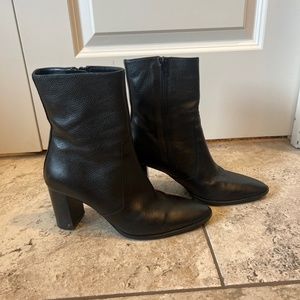 Coach and Four Leather heeled boots